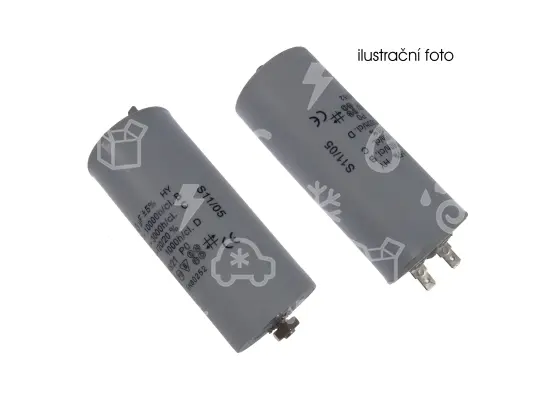 kondenzátor SC1121, 35 uF, 450-500 V (2 x faston + šroub)